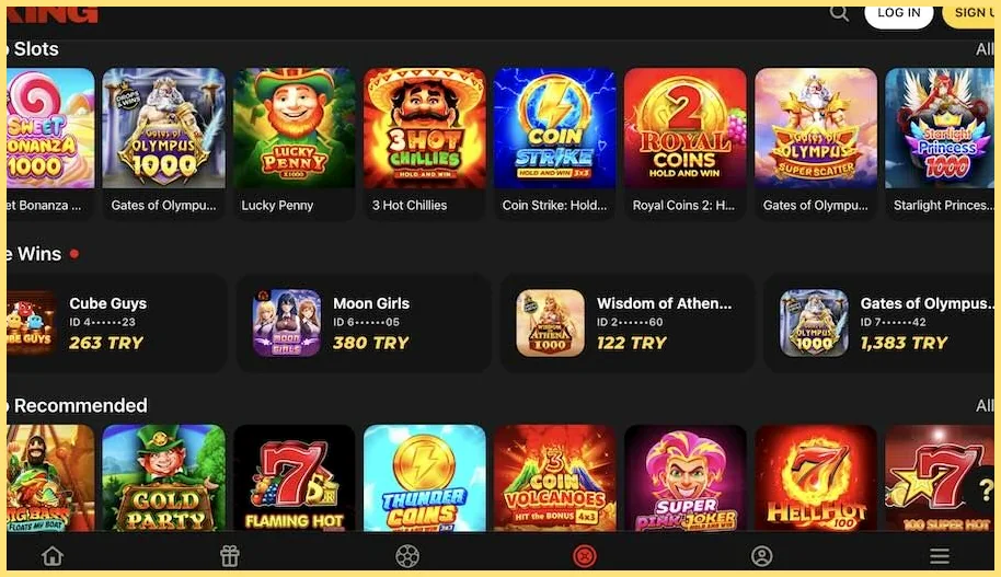 1King Casino slot lobisi: popüler slotlar ve canlı kazançlar – örnek görünüm 1King Casino slot lobisi: popüler slotlar ve canlı kazançlar – örnek görünüm